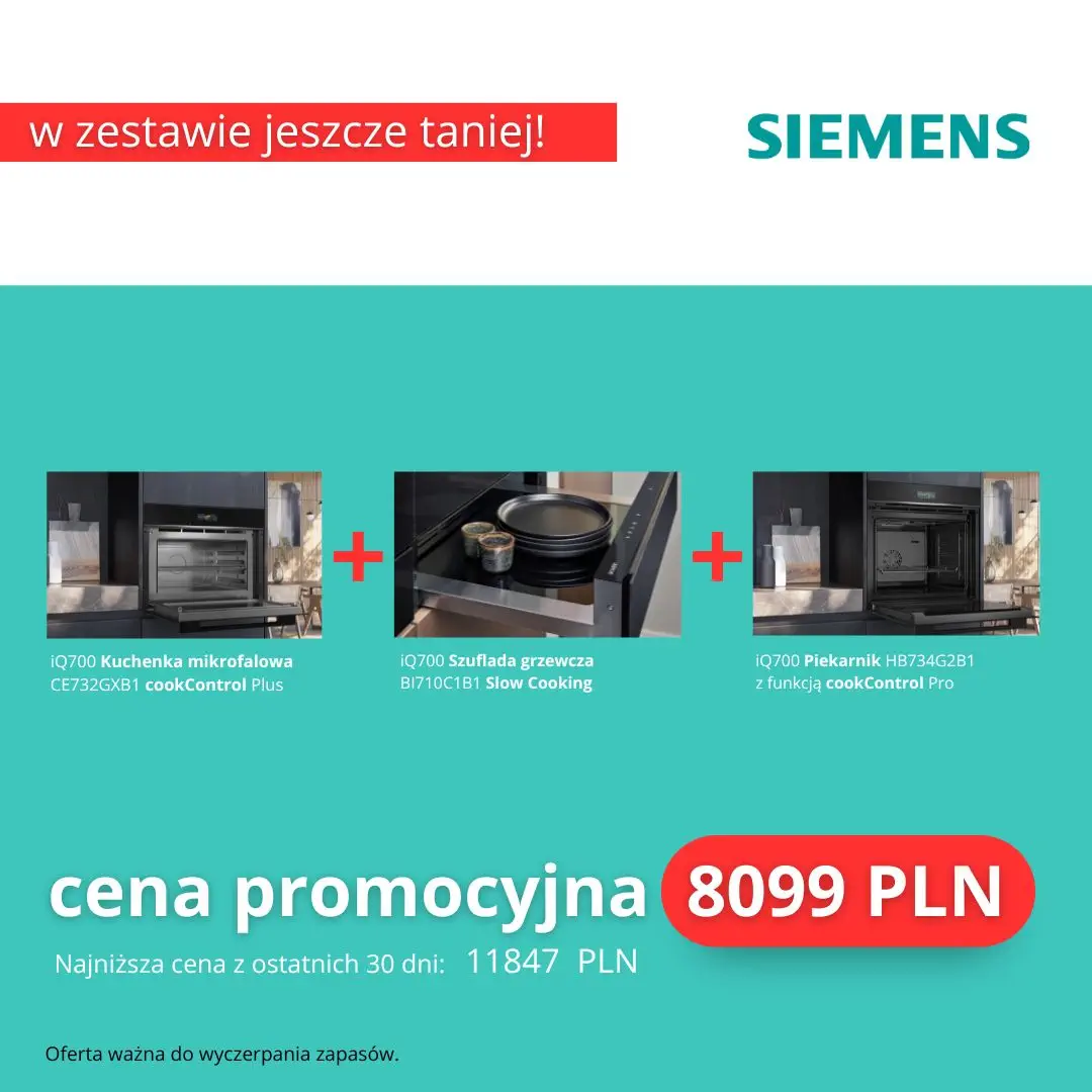 oferta promocyjna sprzętu marki Siemens