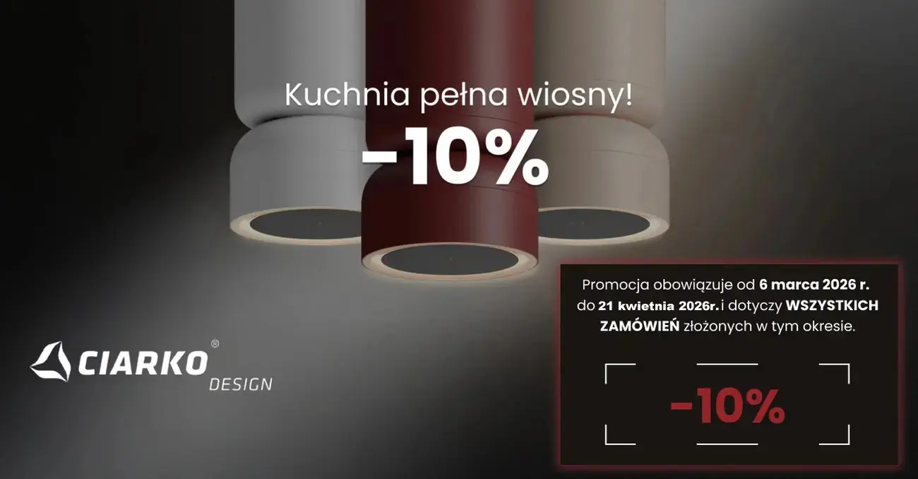 wiosenna promocja sprzętu marki Ciarko Design
